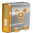 Orange Firewire Icon
